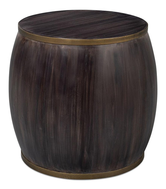 Sarreid Ltd - Details Side Table - Brown - 53880 veiw 2