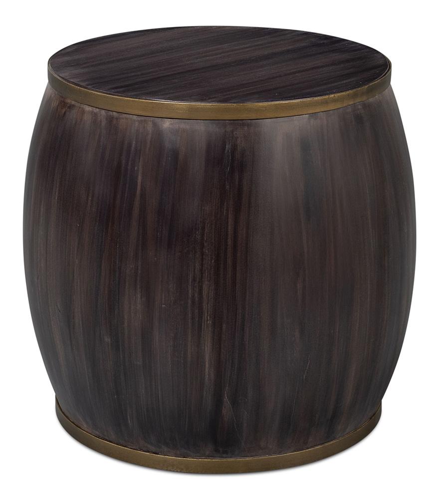 Sarreid Ltd - Details Side Table - Brown - 53880 veiw 2
