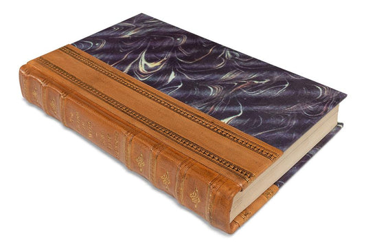 Sarreid Ltd - Faux Tan Leather Books, Set Of 24 - Brown - 25212 veiw 2