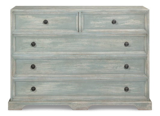 Sarreid Ltd - Frances Chest Of Drawer in Blue - 53997 view 2