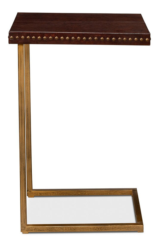 Sarreid Ltd - Laptop Table - Brown - 52627 veiw 2