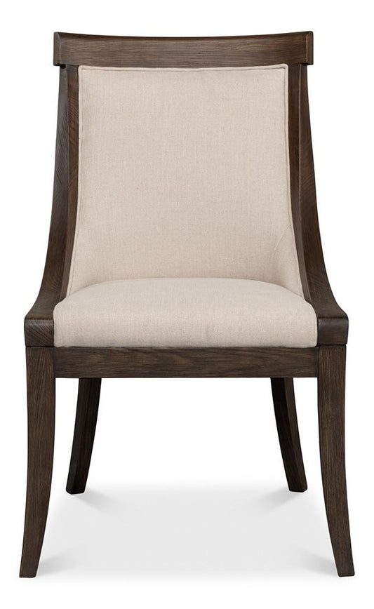 Sarreid Ltd - Lucas Side Chair - Beige - 53847 veiw 2