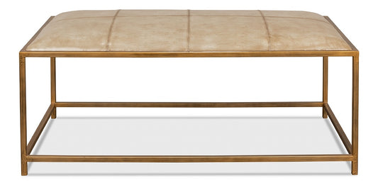 Sarreid Ltd - Montvale Coffee Table/Bench - Beige - 40578 veiw 2