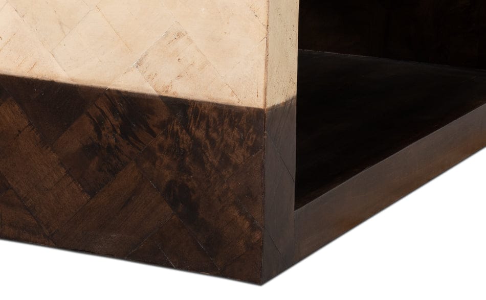 Sarreid Ltd - Rowan Coffee Table in Brown - 53928 view 4