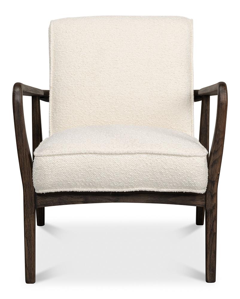 Sarreid Ltd - Ryder Chair - Ivory - 53854 veiw 2