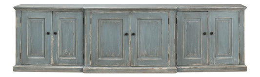 Sarreid Ltd - San Marco Bungalow Credenza - Blue - 53311 veiw 2