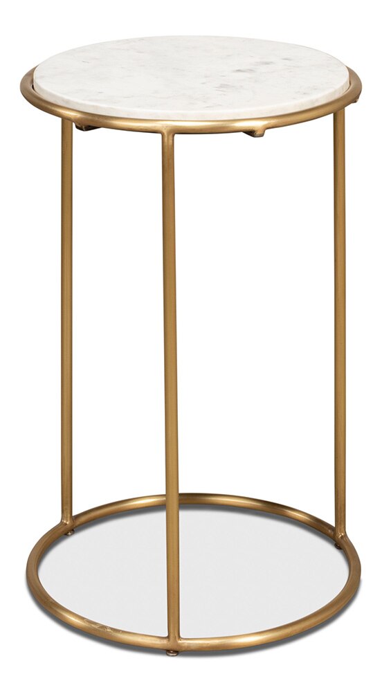 Sarreid Ltd - Side Table - Gold - 40677 veiw 2