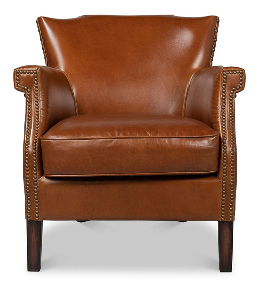 Sarreid Ltd - Topeka Chair - Brown - 30034 veiw 2