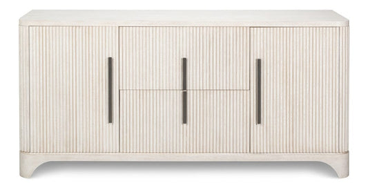 Sarreid Ltd - Topsail Credenza in White - 54292-WW view 2
