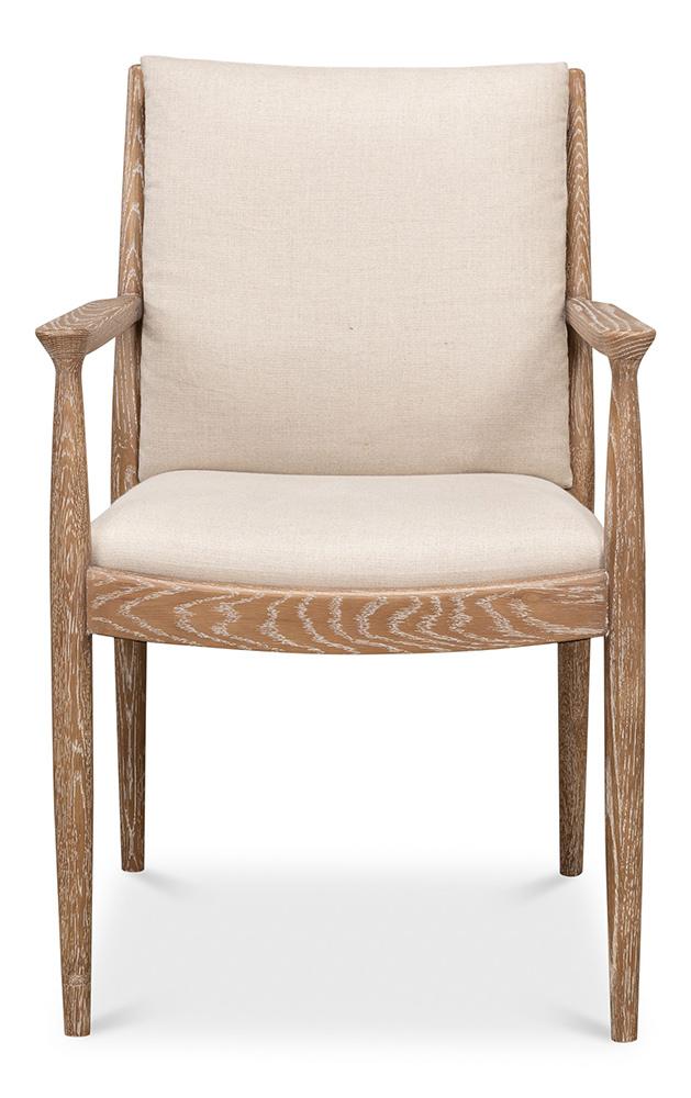 Sarreid Ltd - Tugen Armchair - Natural - 53474 veiw 2