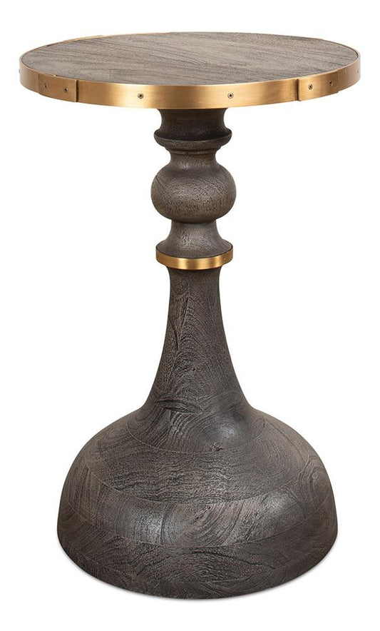 Sarreid Ltd - Upturned Goblet Side Table - Grey - 40662 veiw 2