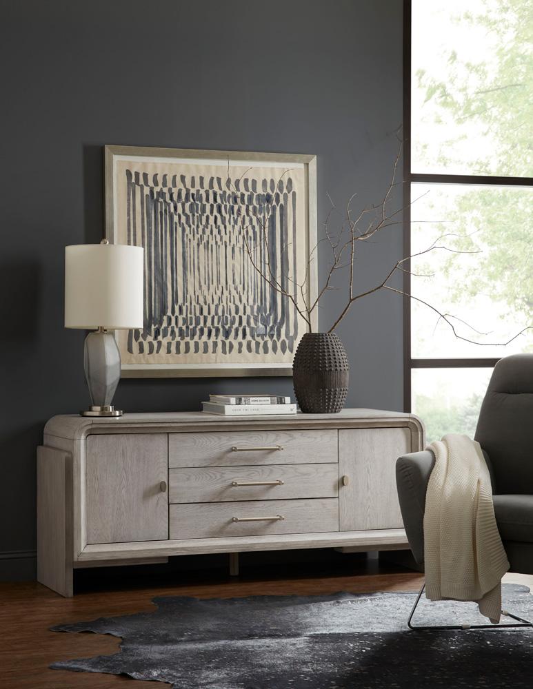 Scott Living - Heritage Two-Toned Gray Entertainment Console with Storage - P401DJ008 veiw 8