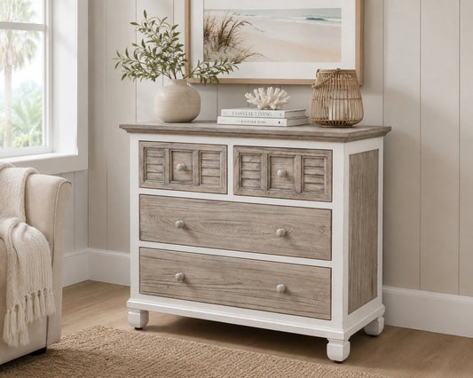 Sea Winds - Islamorada 4 Drawer Chest / Single Chest - B23334-DAPGREY view 2