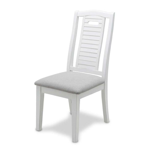Sea Winds - Islamorada Dining Chair Shutter (Set of 2) - D23382-BLANC veiw 2