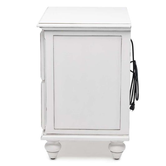 Sea Winds - Monaco 2 Drawer Nightstand - B81832-BLANC veiw 2