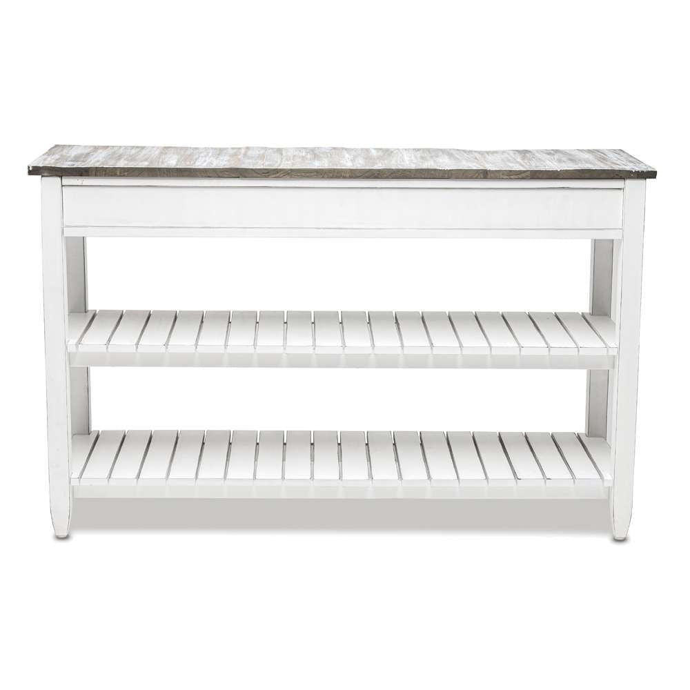 Sea Winds - Picket Fence Entertainment Center - B78219-GREY/BLANC veiw 7