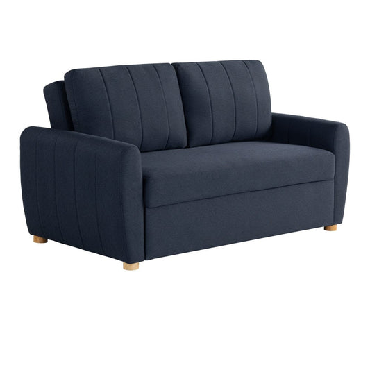 Serta - Galloway Loveseat Convertible Full Navy Blue - 112A033NVY view 2