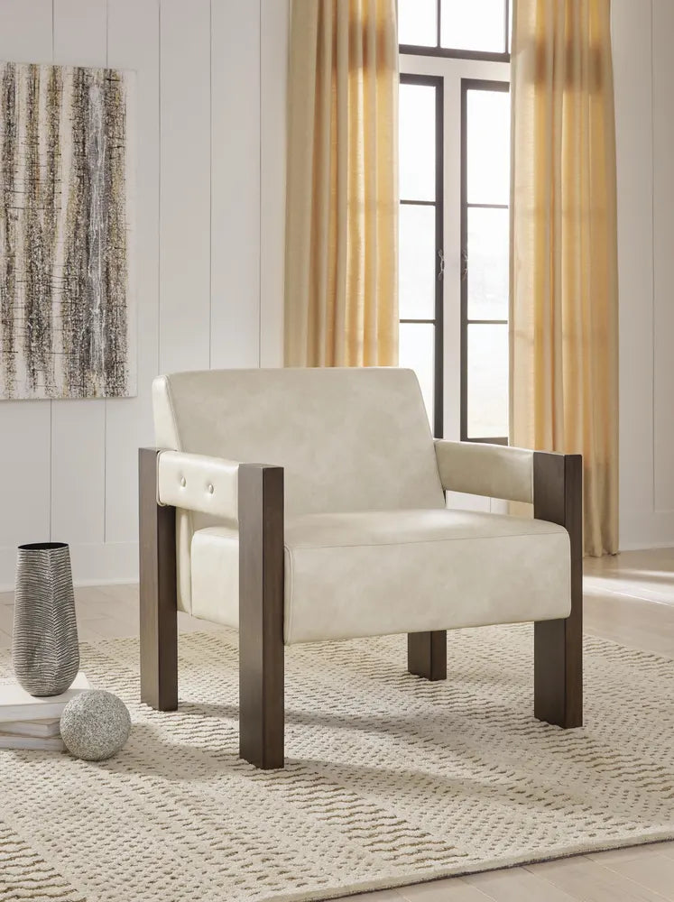 Signature Design by Ashley - Adlanlock Accent Chair in Bone - A3000694 view 4