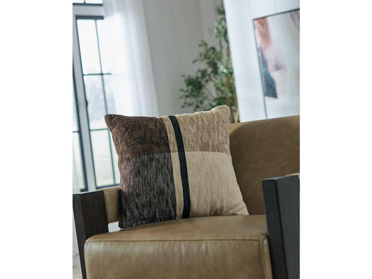 Signature Design by Ashley - Adrielton Pillow (Set of 4) in Black/Brown/Tan - A1001065 veiw 2