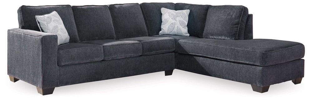 Signature Design by Ashley - Altari Fabric 2 Pc Sectional With Chaise in Slate veiw 1
