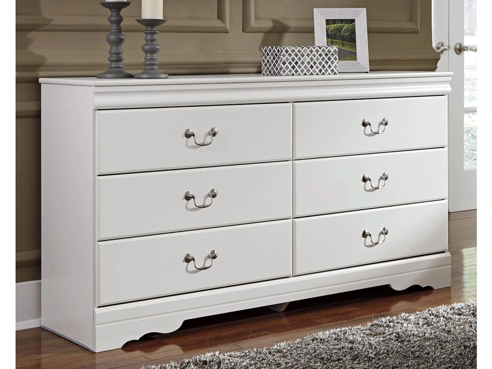 Signature Design by Ashley - Anarasia Dresser in White - B129-31 veiw 2