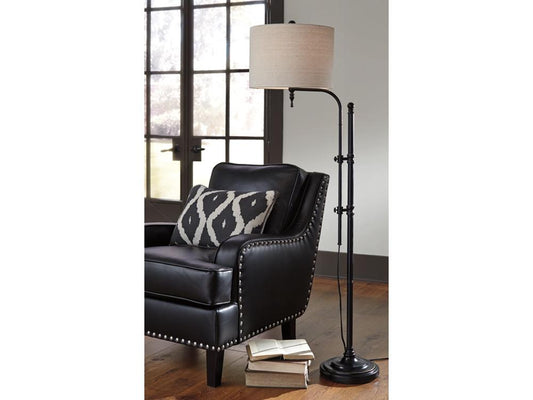 Signature Design by Ashley - Anemoon Metal Floor Lamp in Black - L734251 veiw 2