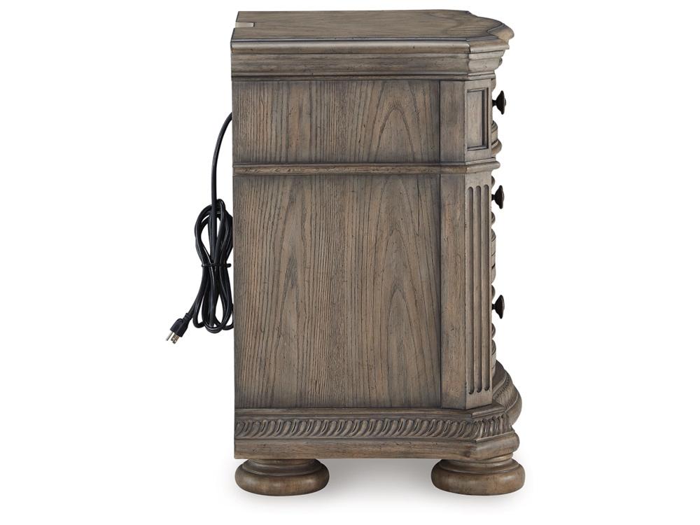 Signature Design by Ashley - Ardenfield Three Drawer Night Stand in Light Brown - B944-93 veiw 4