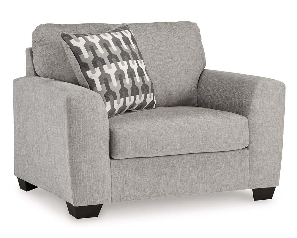 Signature Design by Ashley - Avenal Park Chair and a Half in Flannel - 5080523 veiw 1