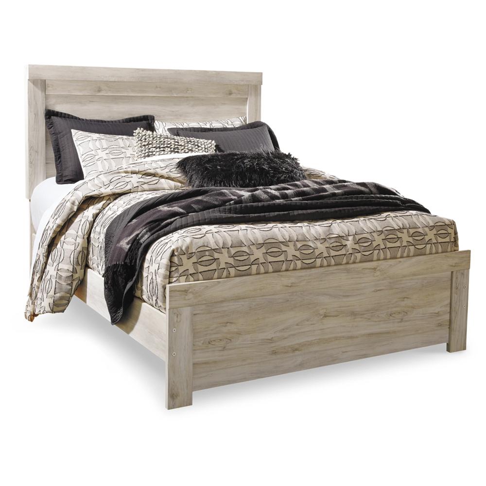 Signature Design by Ashley - Bellaby Queen Panel Bed in Whitewash veiw 1