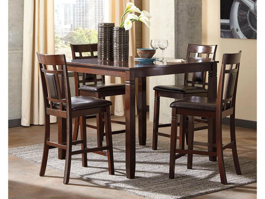 Signature Design by Ashley - Bennox Drm Counter Table (Set of 5) in Brown - D384-223 veiw 2