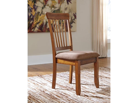 Signature Design by Ashley - Berringer Dining Uph Side Chair (Set Of 2) in Rustic Brown - D199-01 veiw 2
