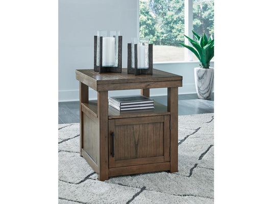 Signature Design by Ashley - Boardernest End Table in Brown - T738-3 veiw 2