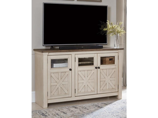 Signature Design by Ashley - Bolanburg Large Tv Stand in Two-tone - W647-38 veiw 2