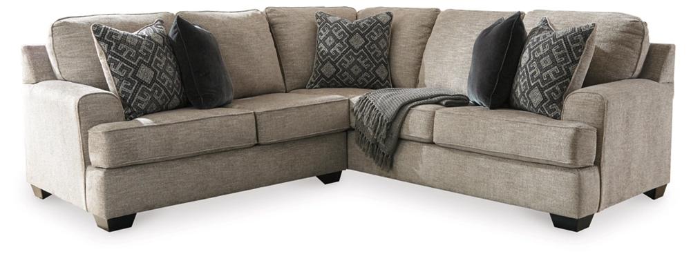 Signature Design by Ashley - Bovarian Fabric 2 Piece Sectional in Stone veiw 1
