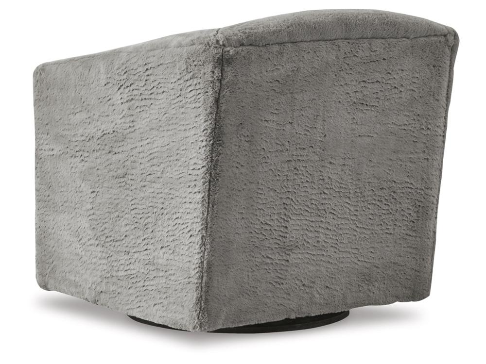 Signature Design by Ashley - Bramner Swivel Accent Chair in Charcoal - A3000330 veiw 4