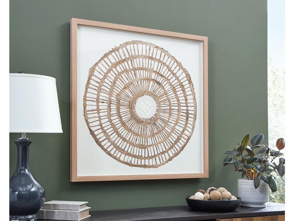 Signature Design by Ashley - Brockham Wall Décor in Brown - A8010304 veiw 2
