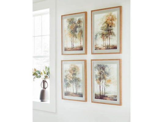 Signature Design by Ashley - Bryneford Wall Art (Set of 4) in Multi - A8000411 veiw 2