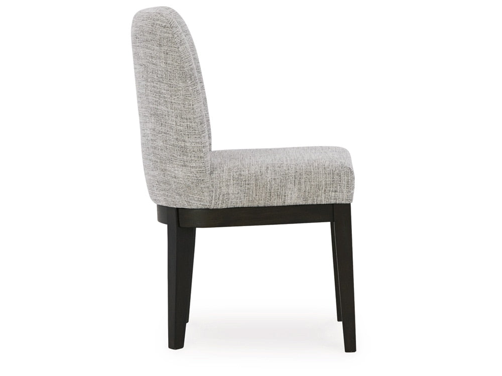 Signature Design by Ashley - Burkhaus Dining Uph Side Chair (Set Of 2) in Brown/Black - D984-01 veiw 4