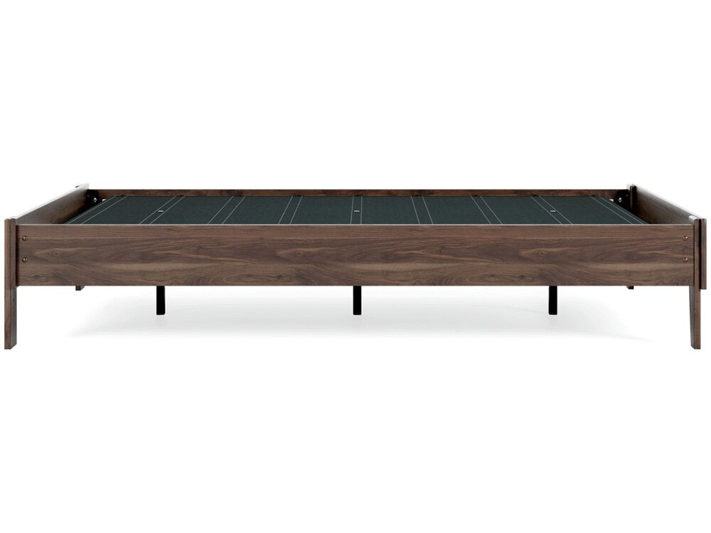 Signature Design by Ashley - Calverson Queen Platform Bed in Mocha - EB3660-113 veiw 4