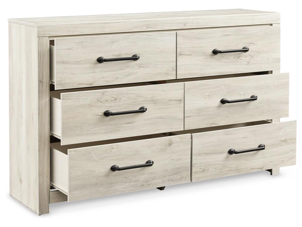 Signature Design by Ashley - Cambeck Dresser in Whitewash - B192-31 veiw 3