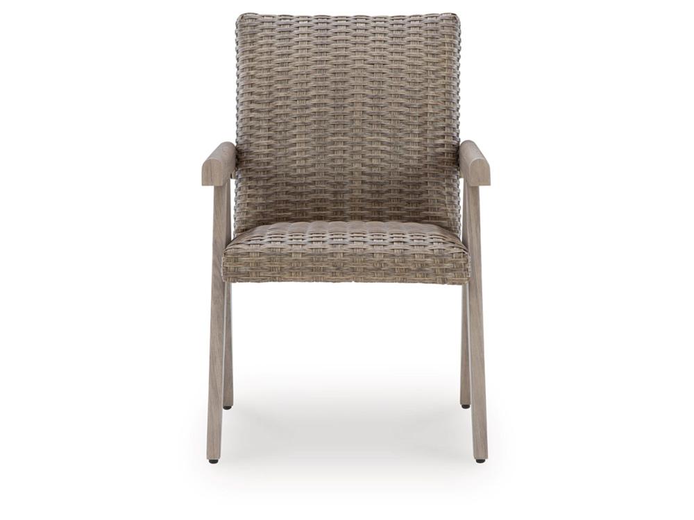 Signature Design by Ashley - Carisbo Outdoor Arm Chair (Set of 2) in Beige - P690-601A veiw 1