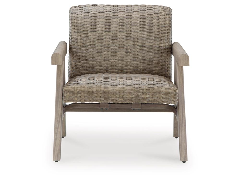 Signature Design by Ashley - Carisbo Outdoor Rocking Lounge Chair in Beige - P690-821 veiw 1