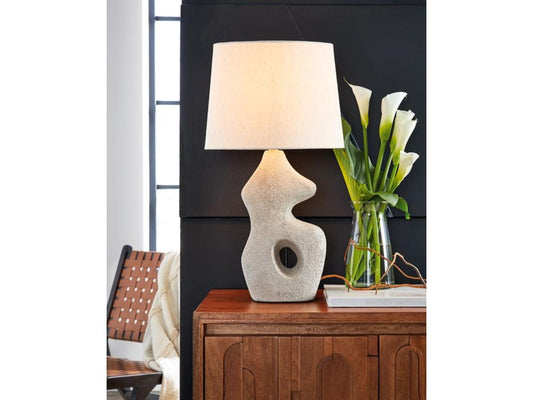 Signature Design by Ashley - Chadrich Paper Table Lamp (Set of 2) in Antique Beige - L243664 veiw 2