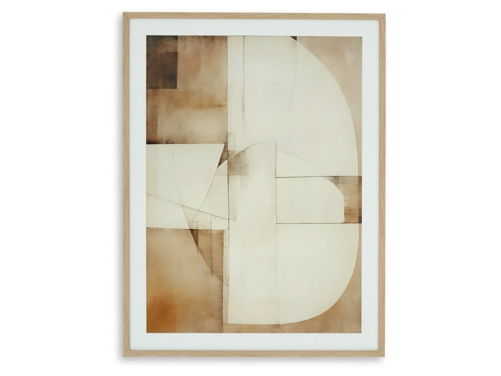 Signature Design by Ashley - Corlain Wall Art in Brown/Tan/White - A8000407 veiw 4
