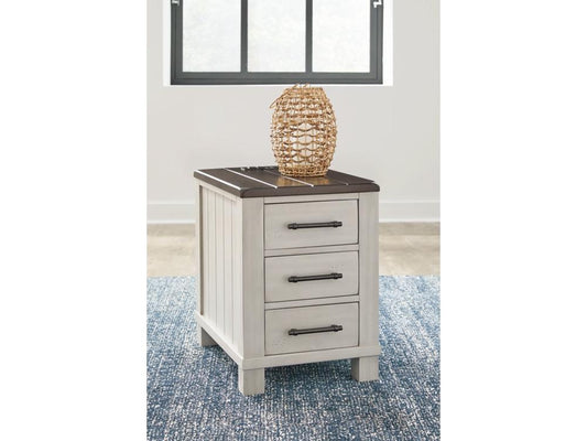 Signature Design by Ashley - Darborn Chair Side End Table in Gray/Brown - T796-7 veiw 2
