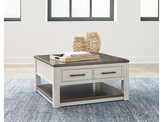 Signature Design by Ashley - Darborn Lift Top Cocktail Table in Gray/Brown - T796-00 veiw 2
