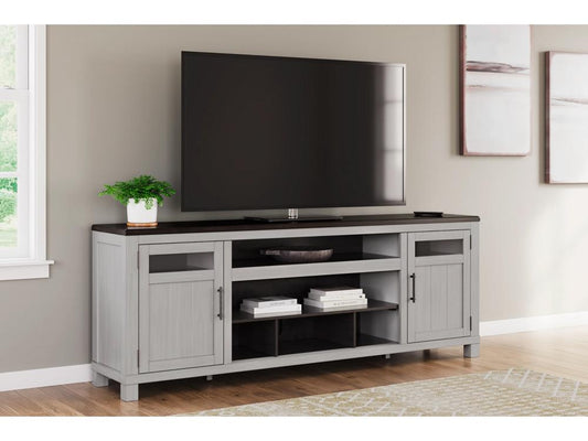 Signature Design by Ashley - Darborn Xl Tv Stand W/Fireplace Option in Gray/Brown - W796-68 veiw 2
