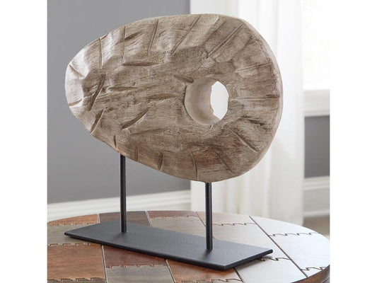 Signature Design by Ashley - Dashburn Sculpture in Antique White/Black - A2000561 veiw 2