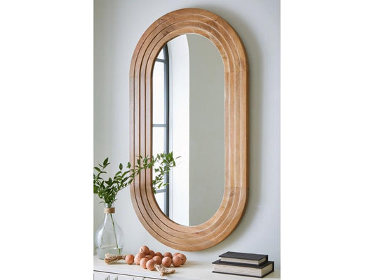 Signature Design by Ashley - Daverly Accent Mirror in Brown - A8010326 veiw 2