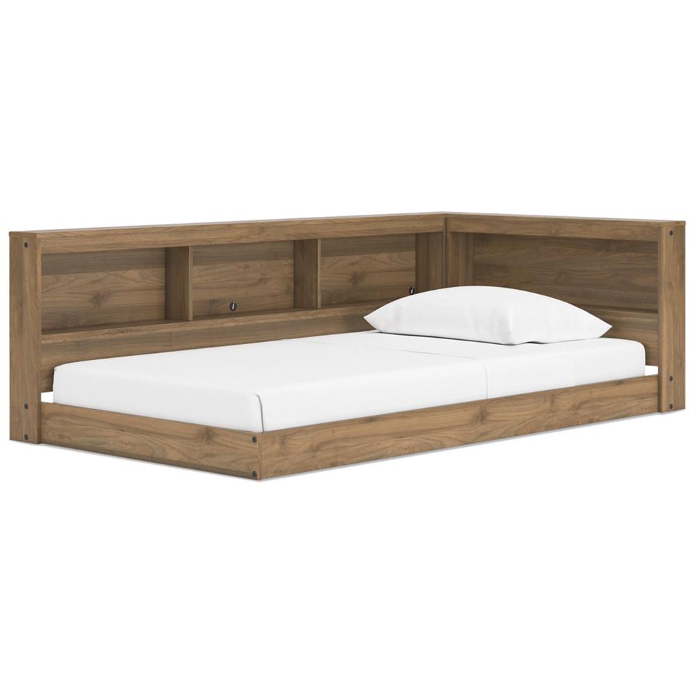 Signature Design by Ashley - Deanlow Twin Bookcase Storage Bed in Honey veiw 1